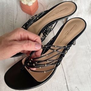 gianvito rossi beaded leather thong sandals
